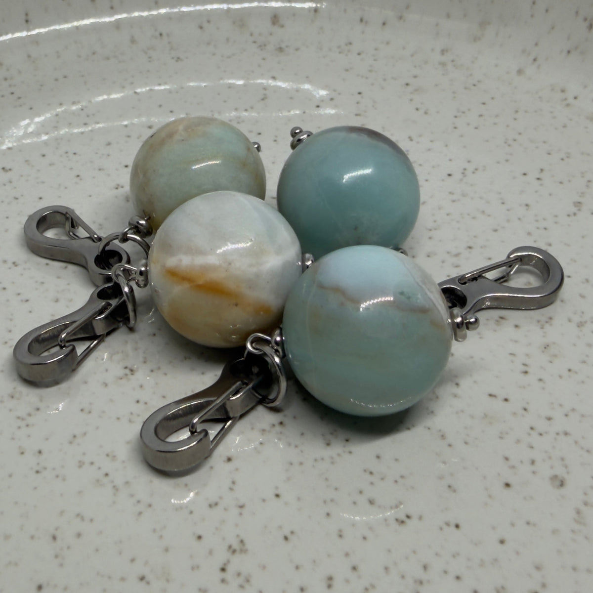 Flower Amazonite Orb