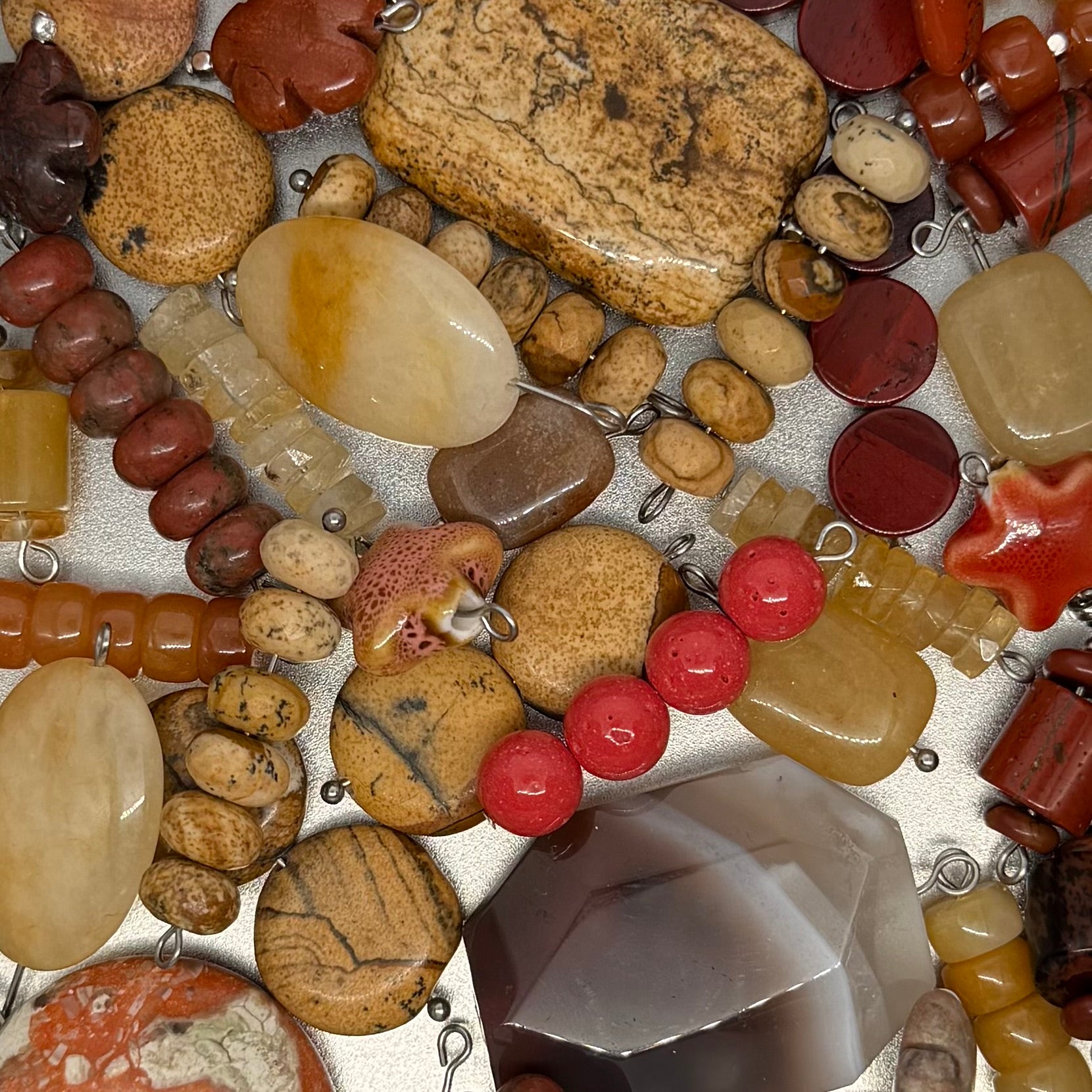 Yellow, Orange & Red Charms