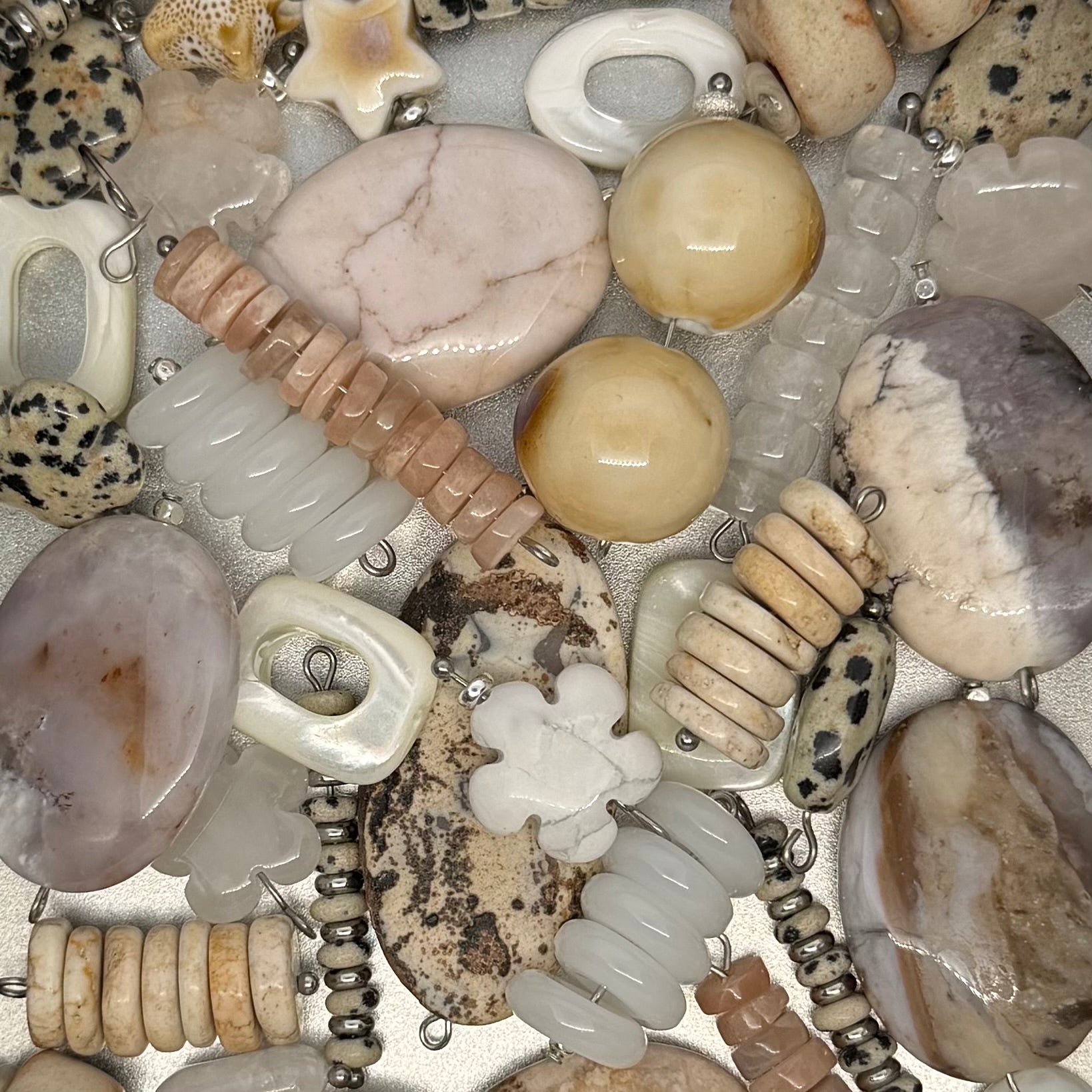 Neutral, White & Beige Charms