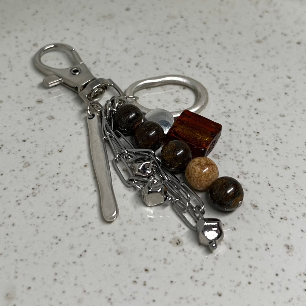 007 - Silver & Copper Chiastolite