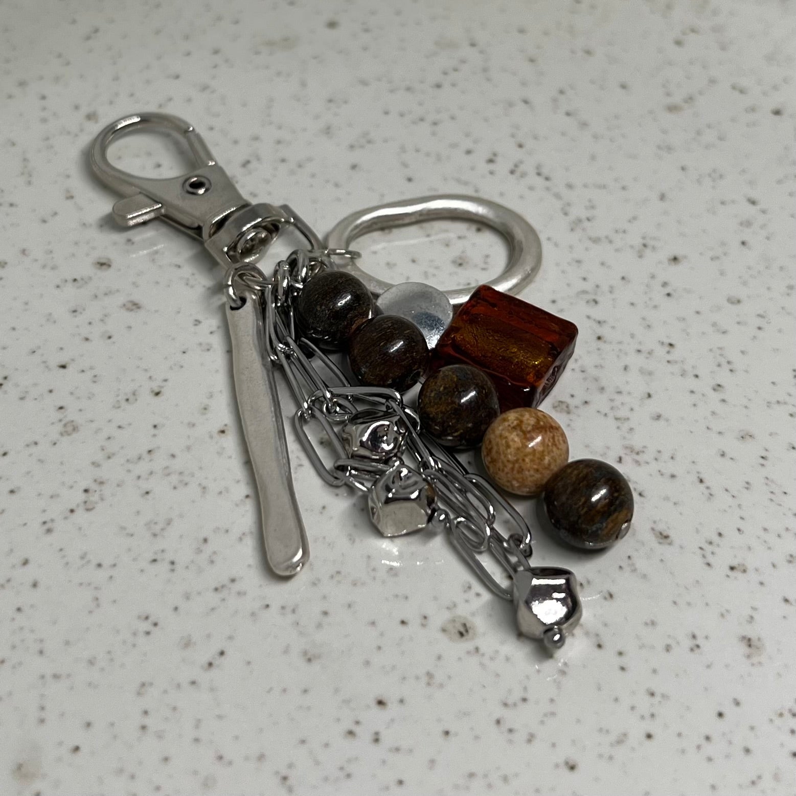 007 - Silver & Copper Chiastolite