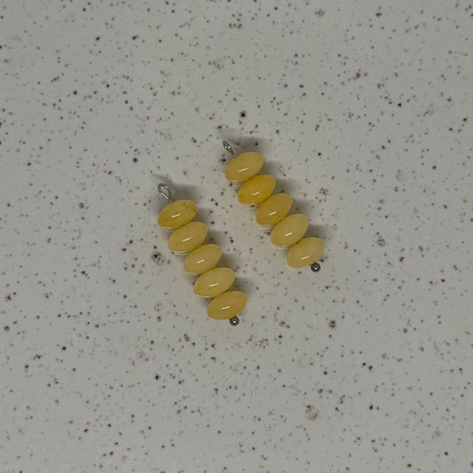 Yellow Jade Rondelle