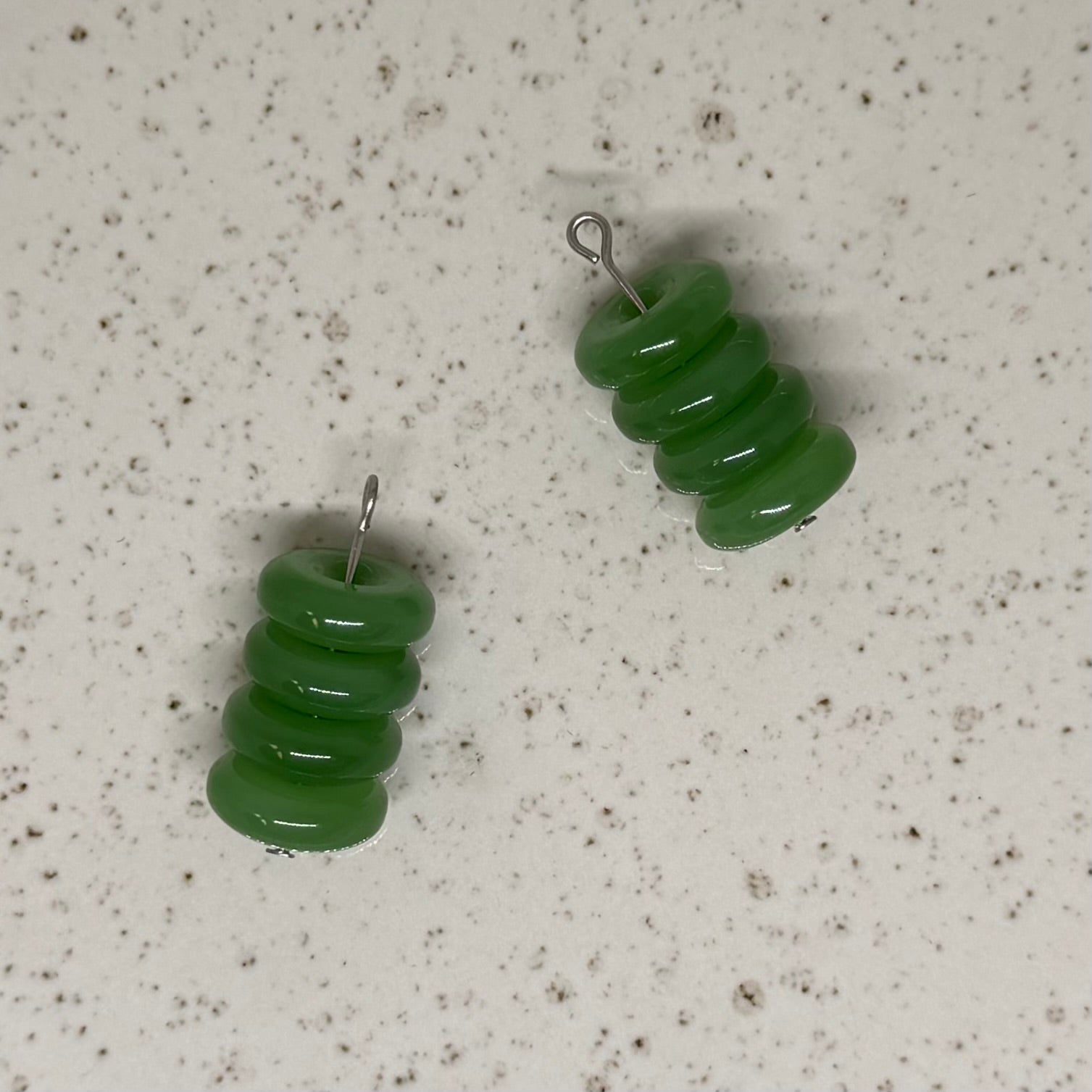 Green & Blue Stone Charms