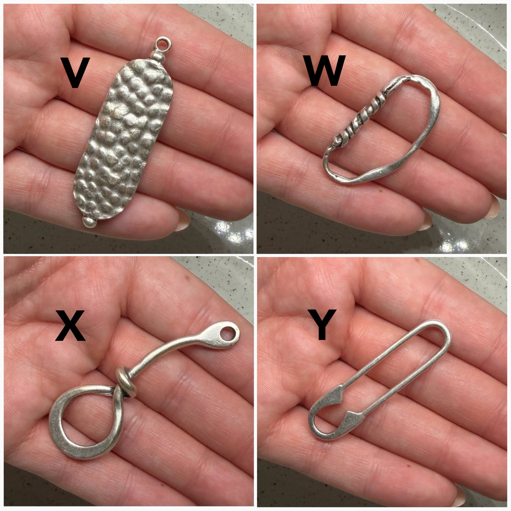 Silver & Pearl Charms