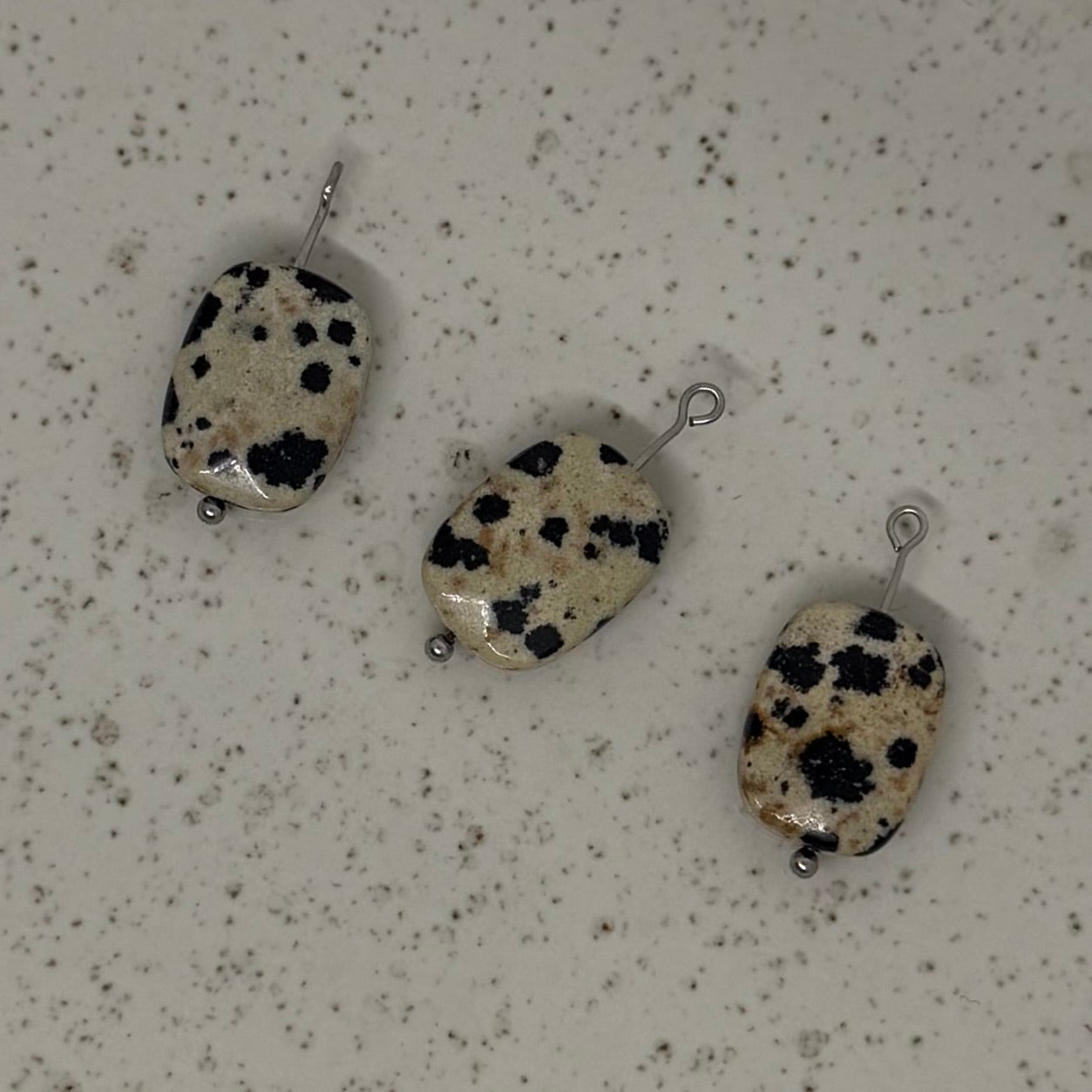 Neutral, White & Beige Stone Charms