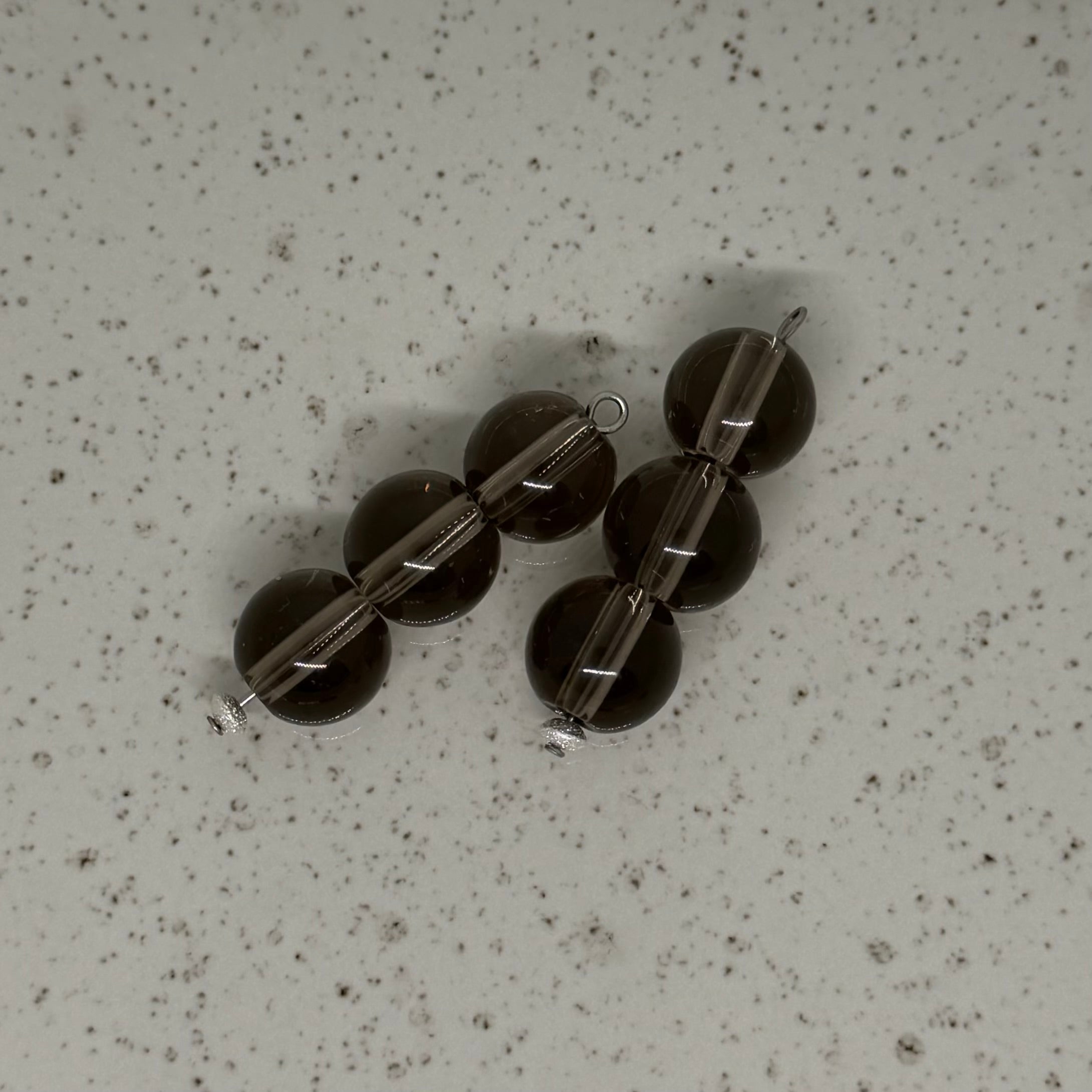 Black, Brown & Grey Stone Charms