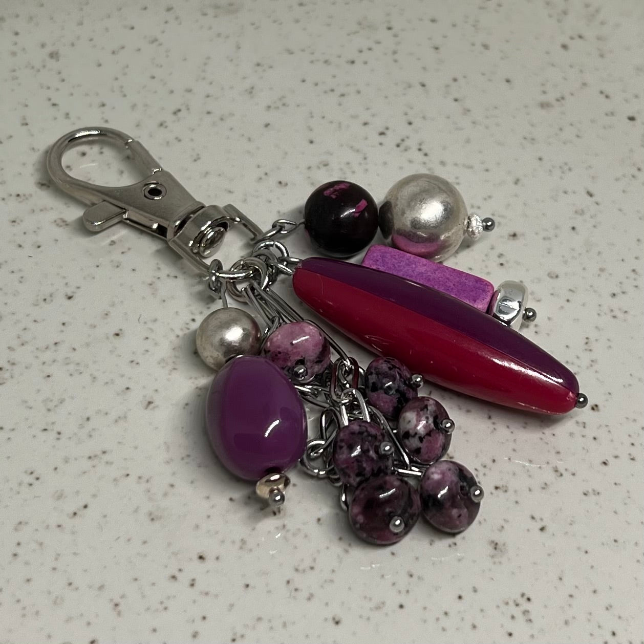 030 - Purple Jasper & Ceramic