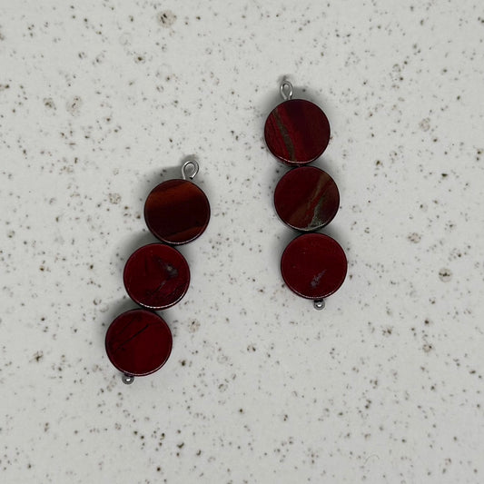 Red Jasper Disc Stack