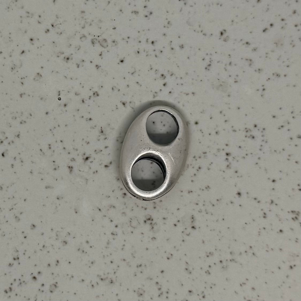 Silver Plated Double Hole 04