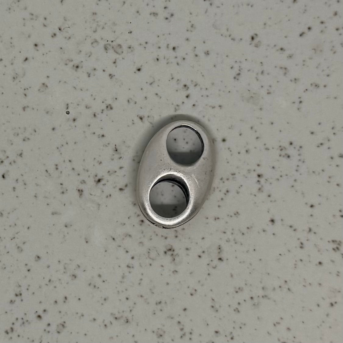 Silver Plated Double Hole 04
