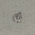 Silver Plated Hammered Talisman