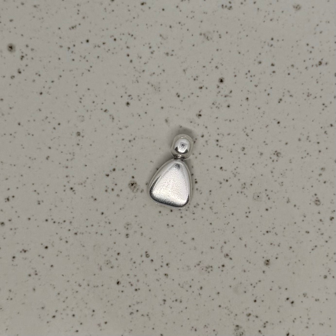 Silver Plated Abstract Charm