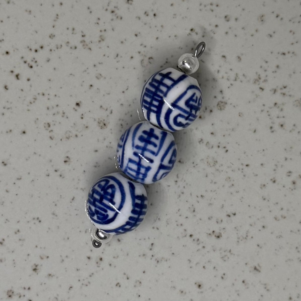 Green & Blue Stone Charms