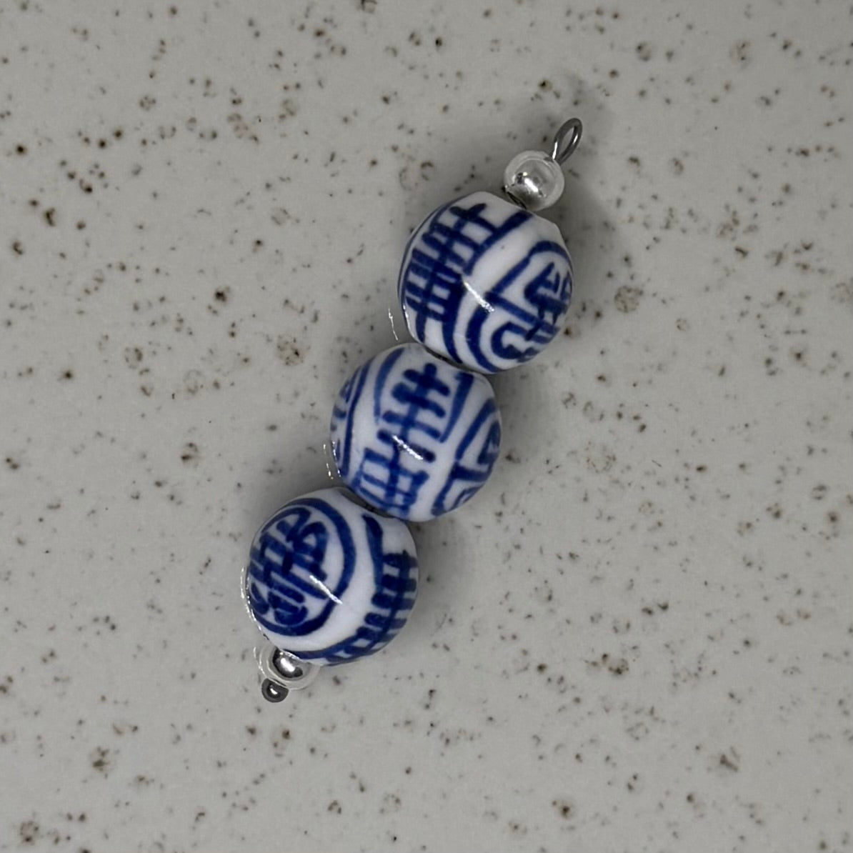 Green & Blue Stone Charms