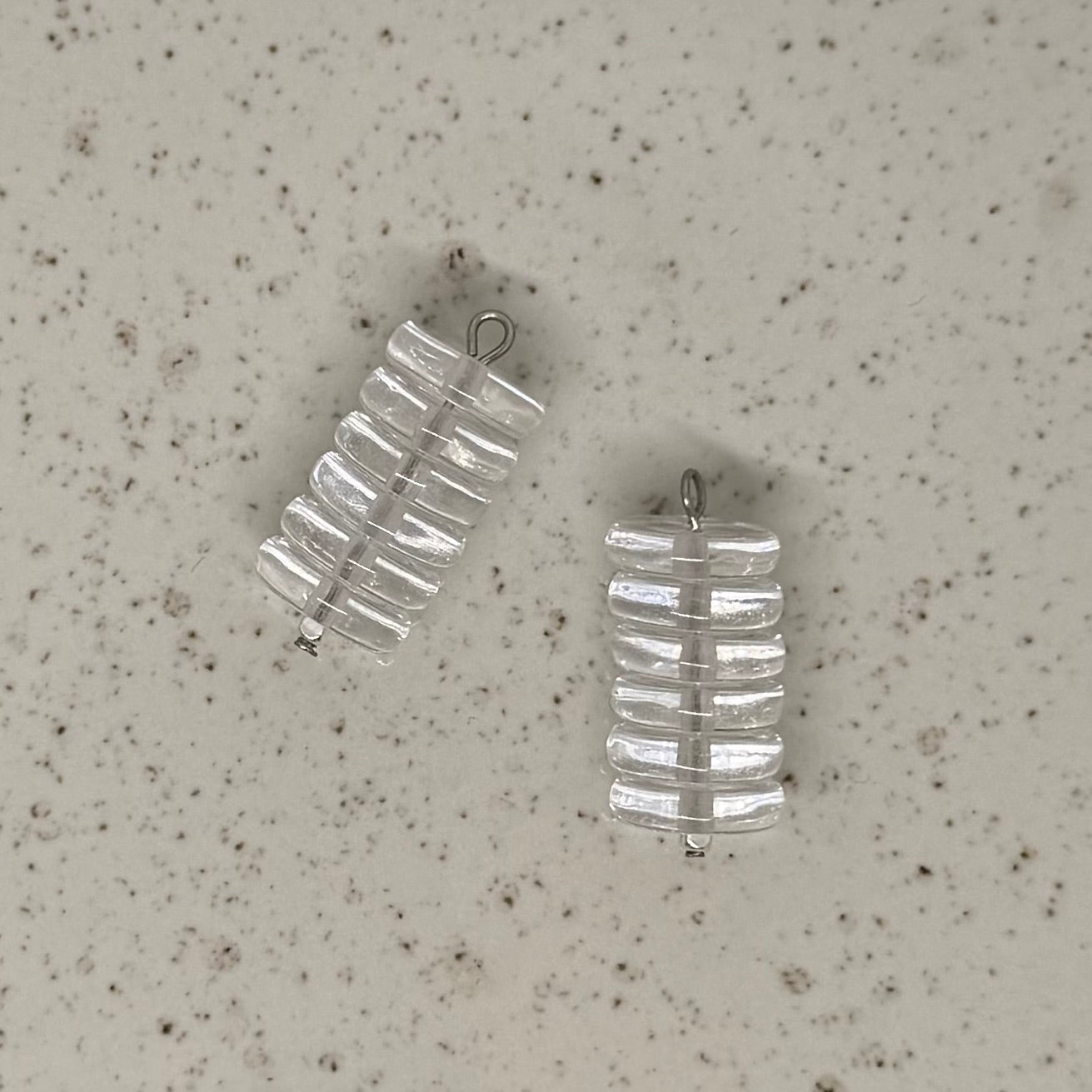Neutral, White & Beige Stone Charms