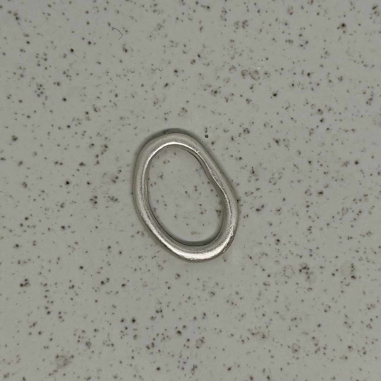 Silver Plated Organic Shape 02