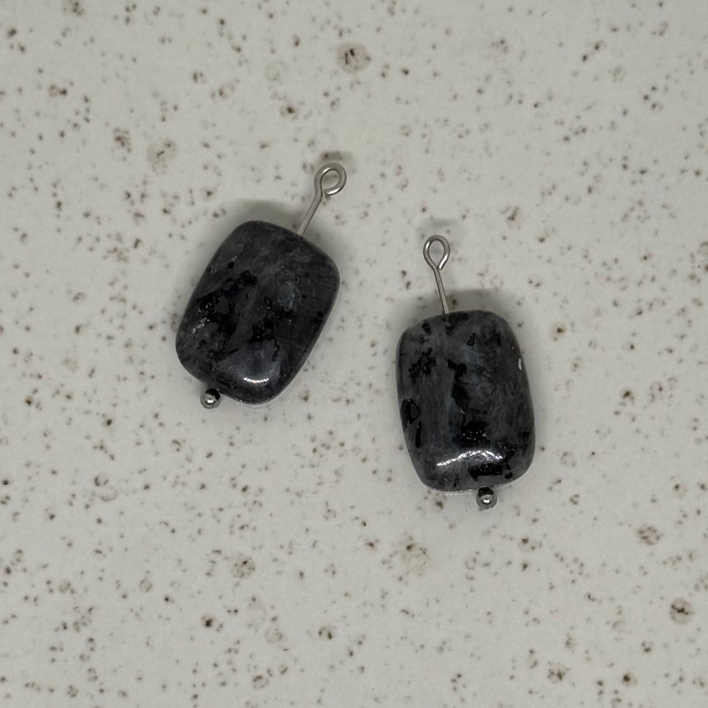 Black, Brown & Grey Stone Charms