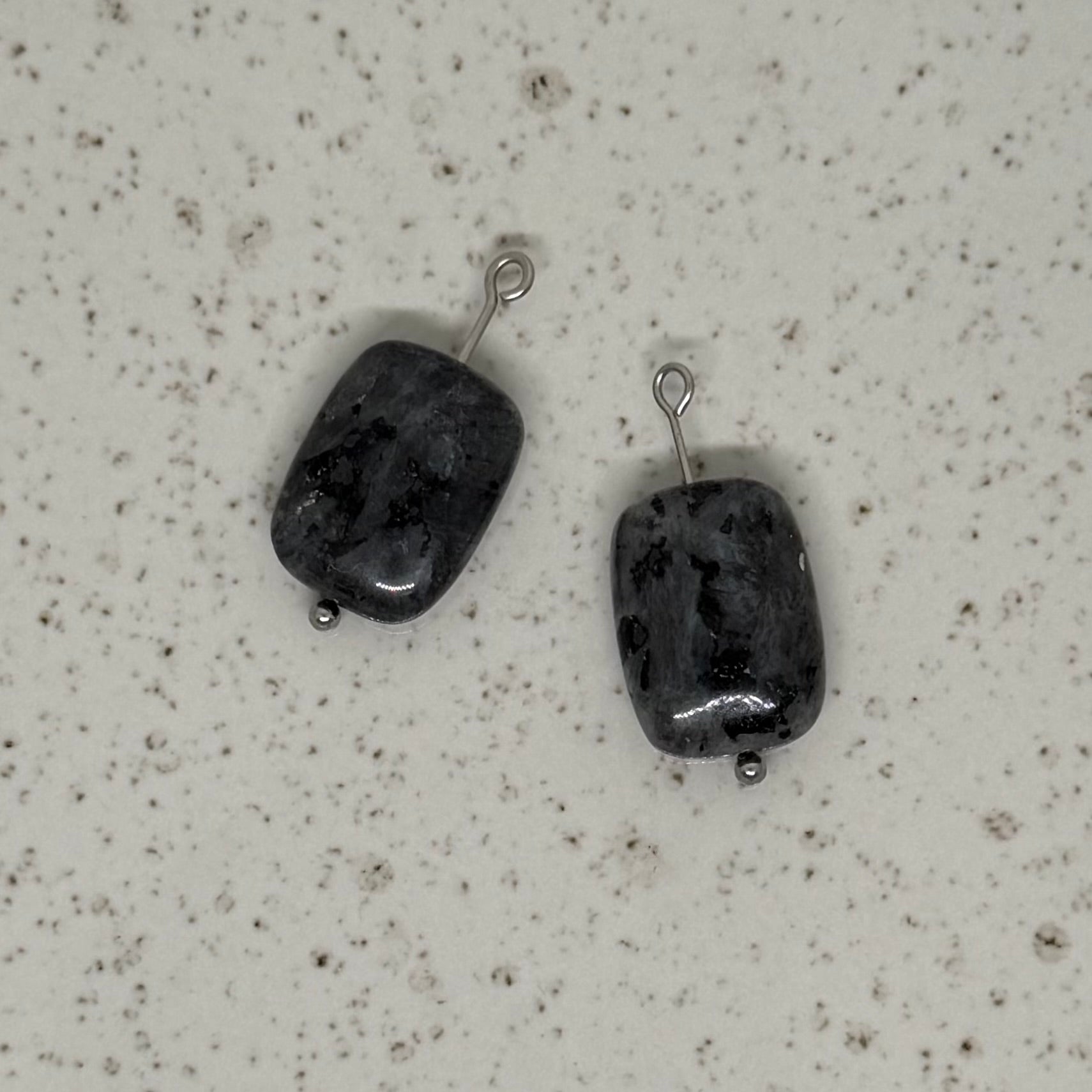 Black, Brown & Grey Stone Charms