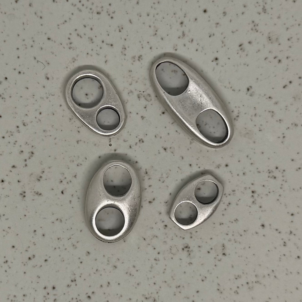 Silver Plated Double Hole 02