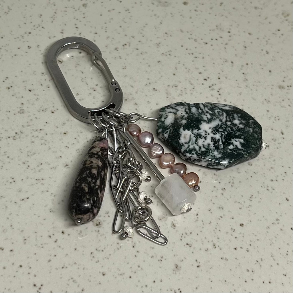 029 - Tree Agate & Pink Pearl