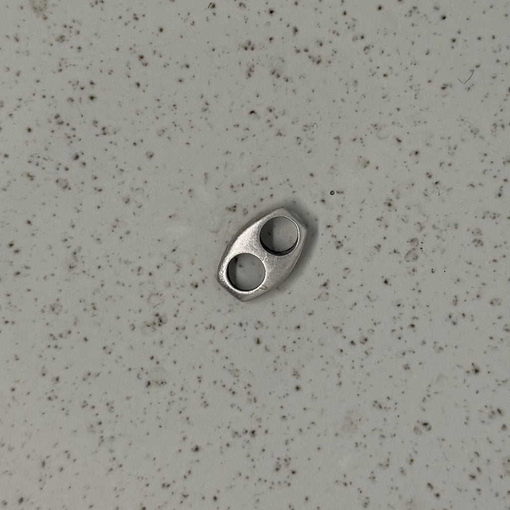 Silver Plated Double Hole 03