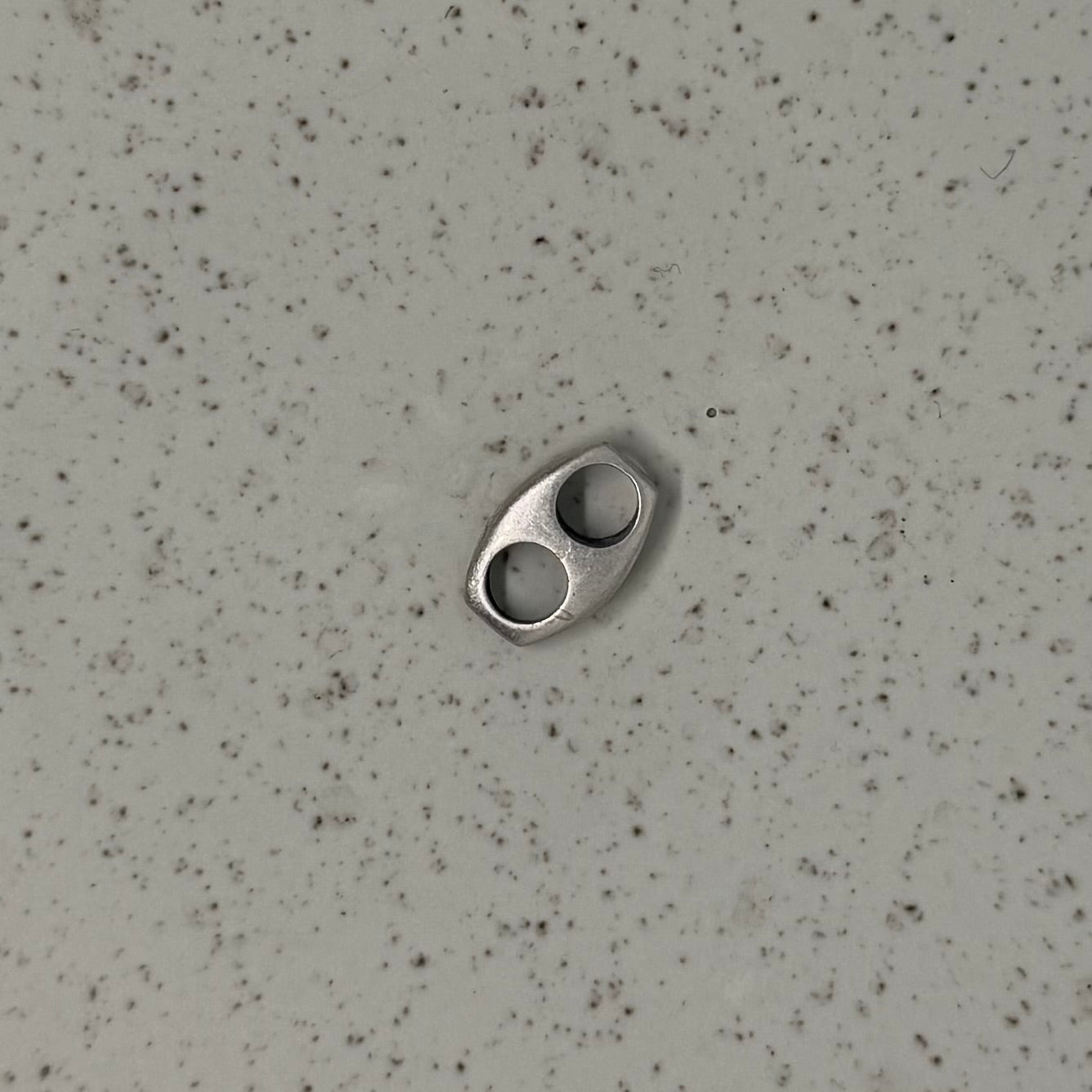 Silver Plated Double Hole 03