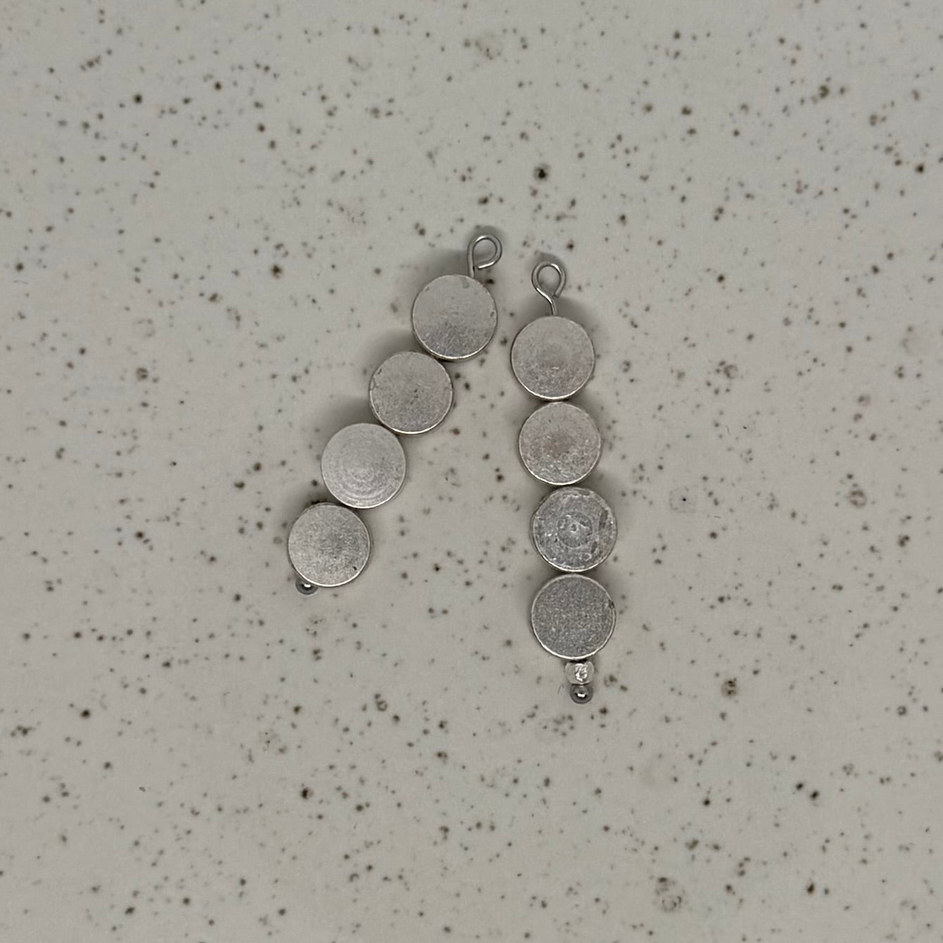 Silver Plated Disc Stack