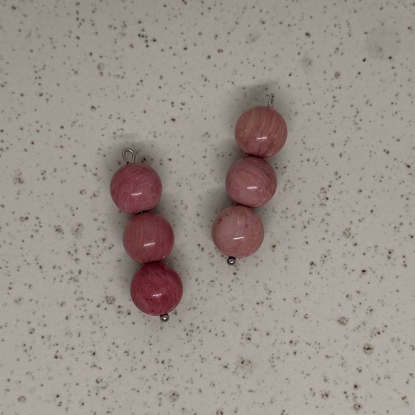 Pink & Purple Stone Charms