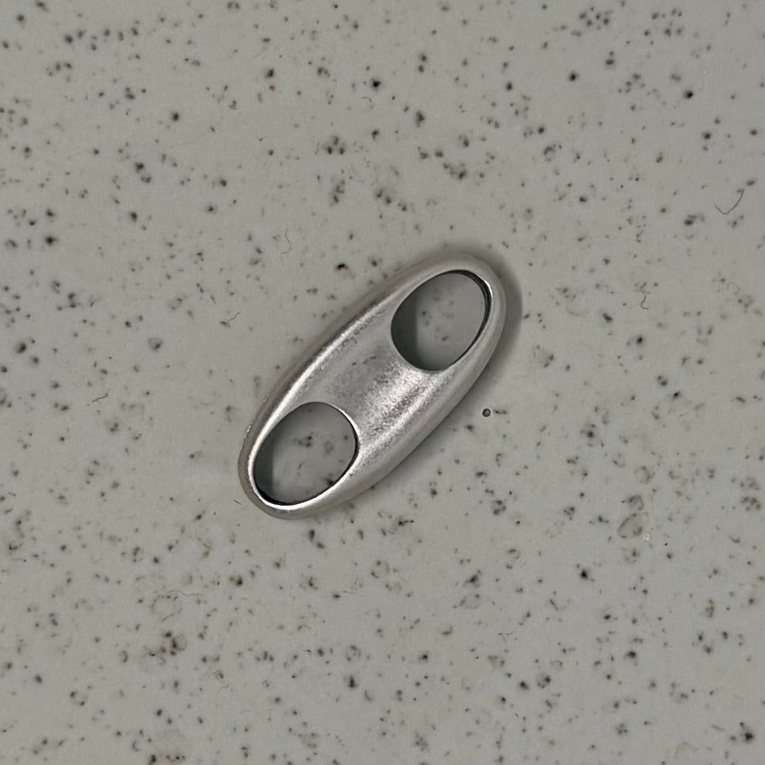 Silver Plated Double Hole 01