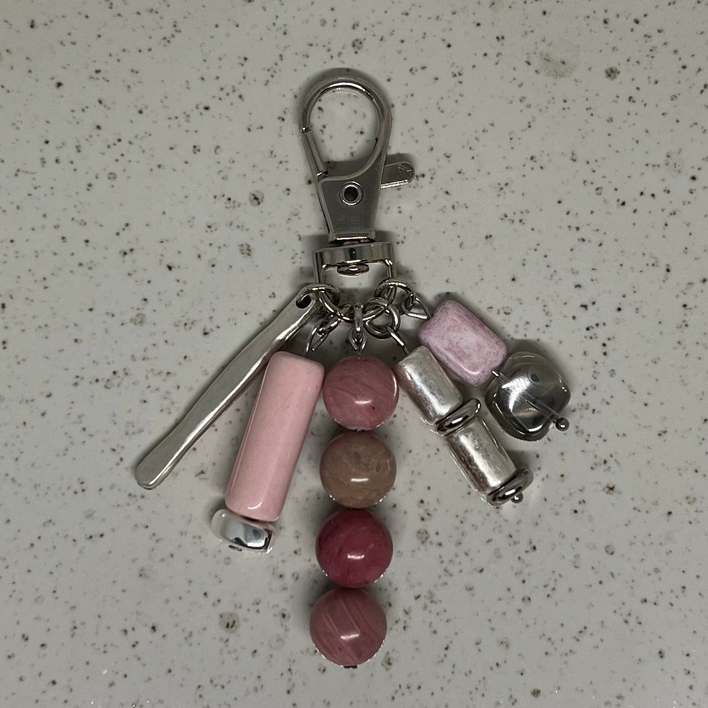 001 - Rhodonite & Silver