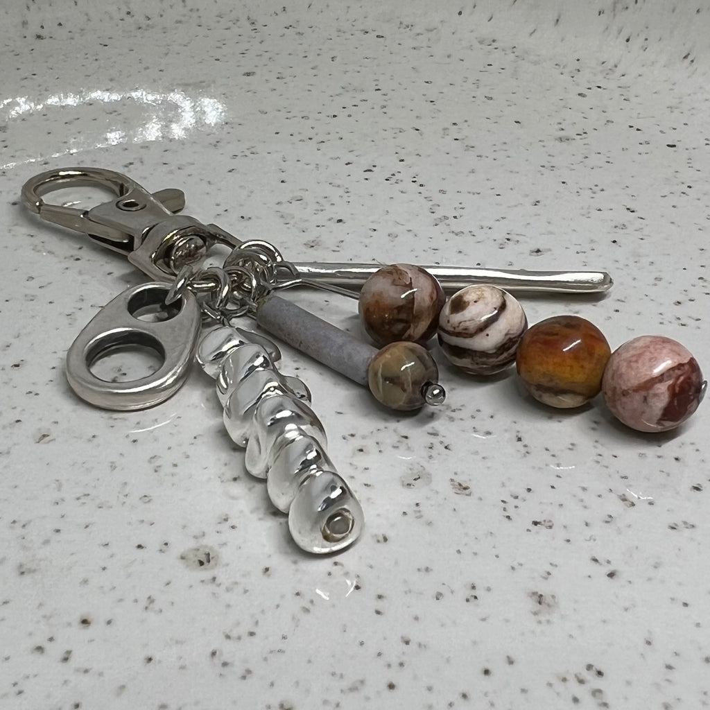 002 - Silver & Zebra Jasper