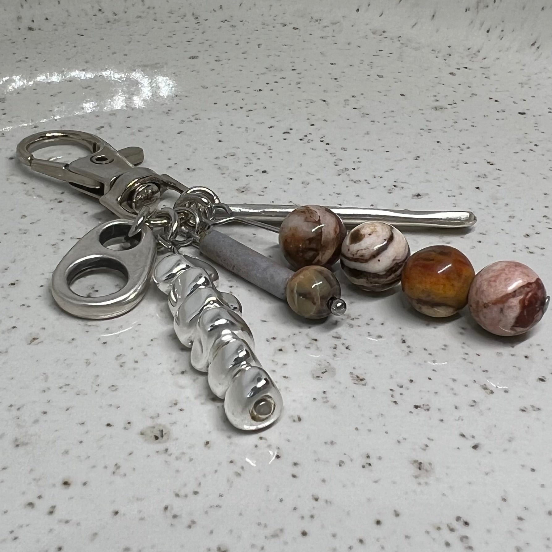 002 - Silver & Zebra Jasper