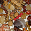 Yellow, Orange & Red Stone Charms