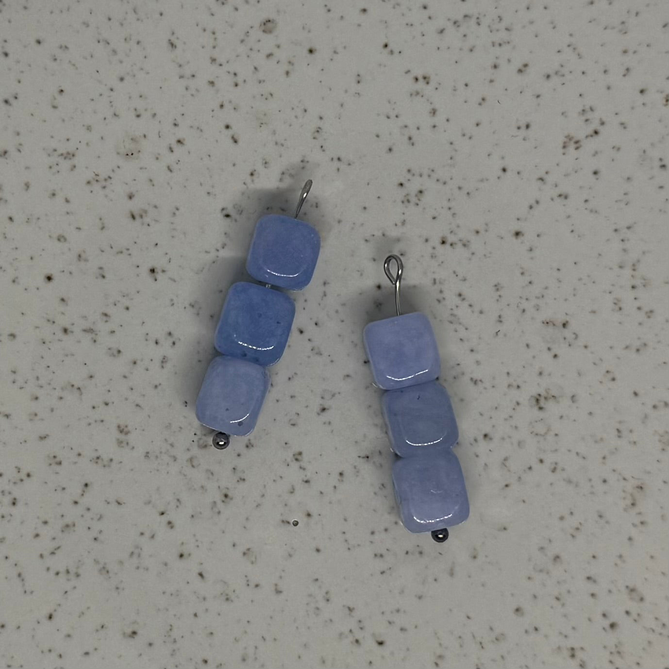 Blue Aquamarine Cubes