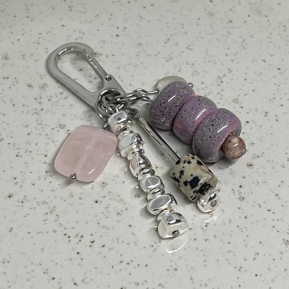 020 - Rose Quartz & Violet Ceramic