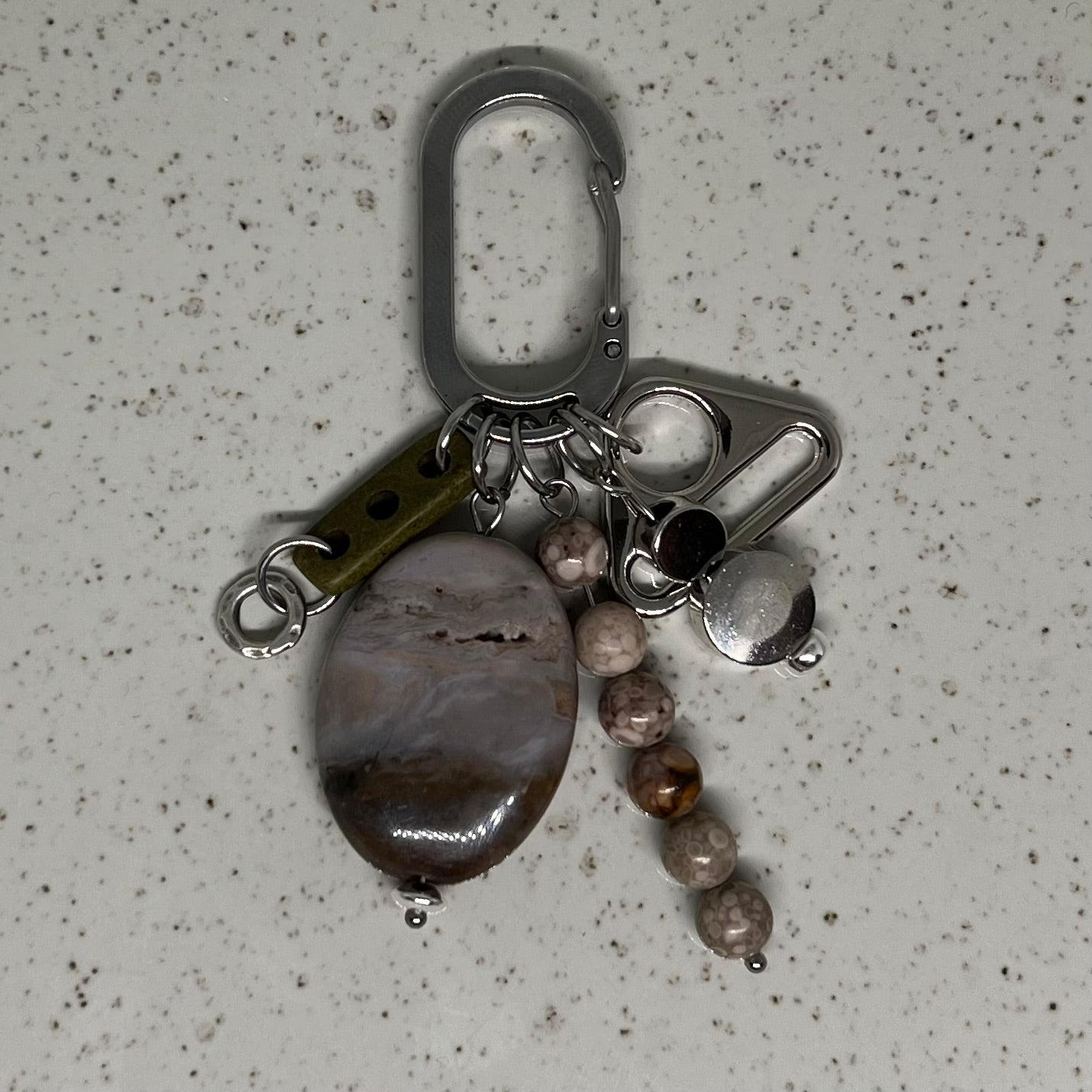 028 - Ocean Agate & Silver