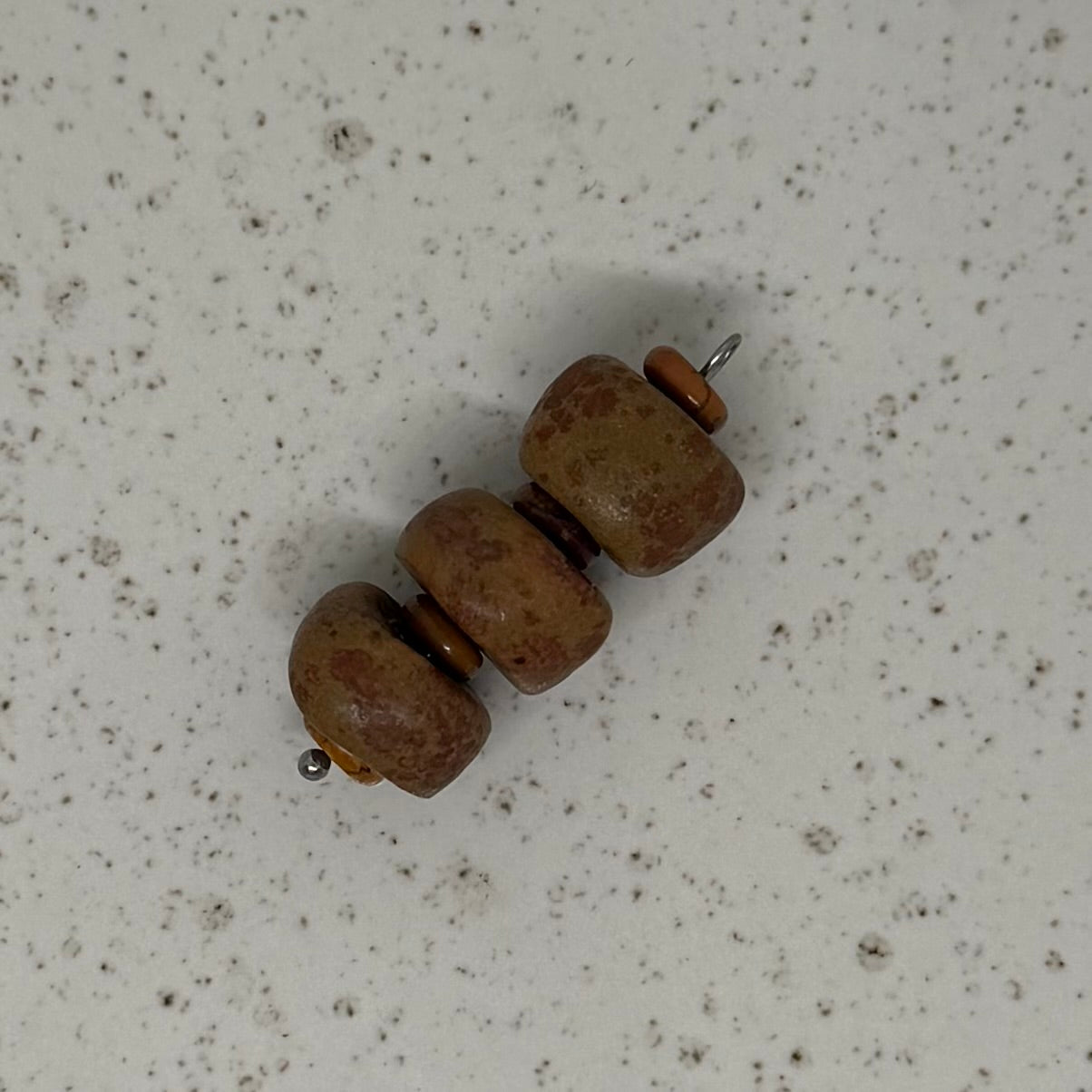 Ceramic with Jasper Spacers