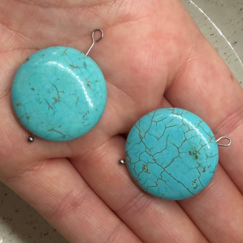 Green & Blue Stone Charms