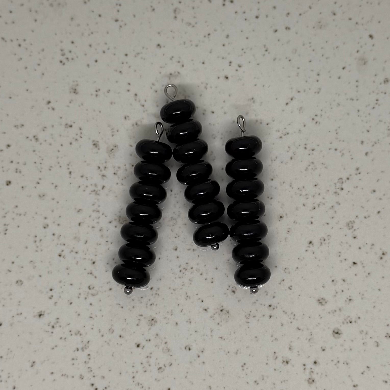 Black, Brown & Grey Stone Charms