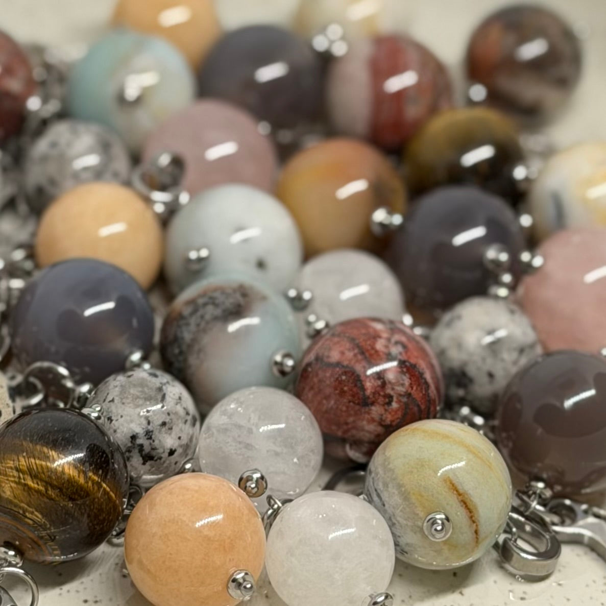 Grey Agate Orb
