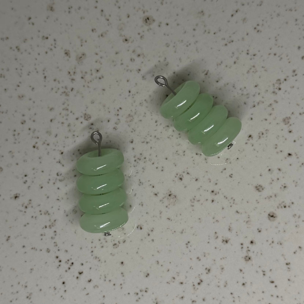 Green & Blue Stone Charms