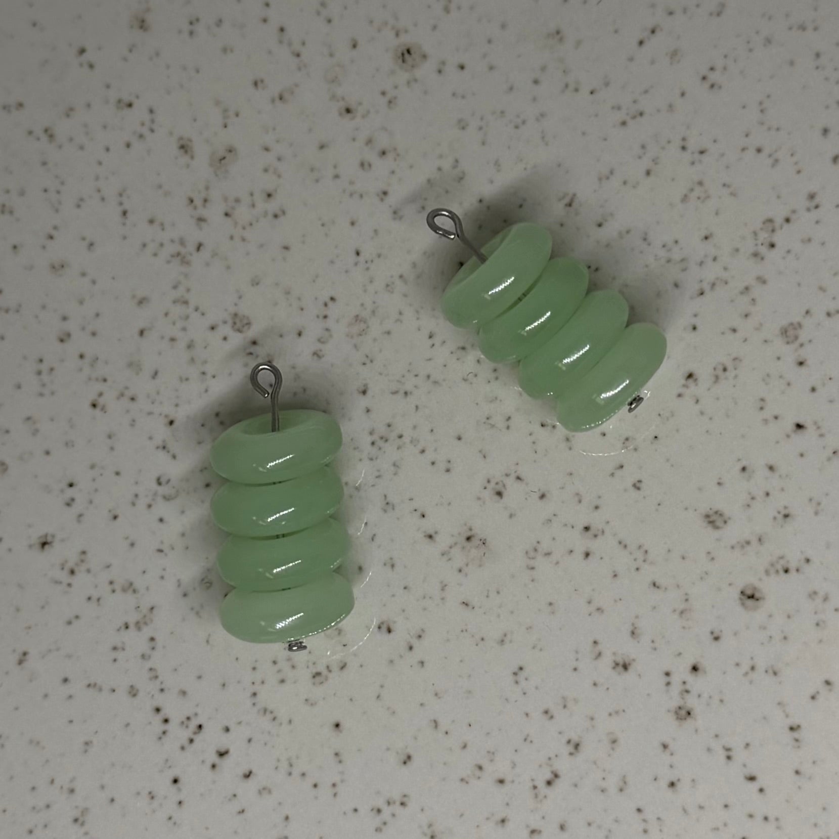 Green & Blue Stone Charms