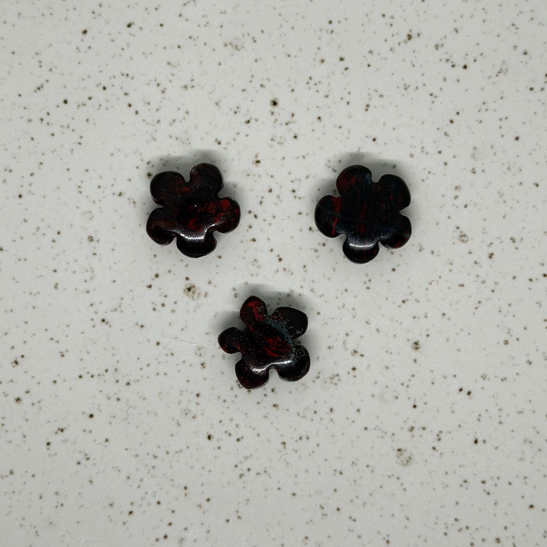 Maroon Jasper Flower