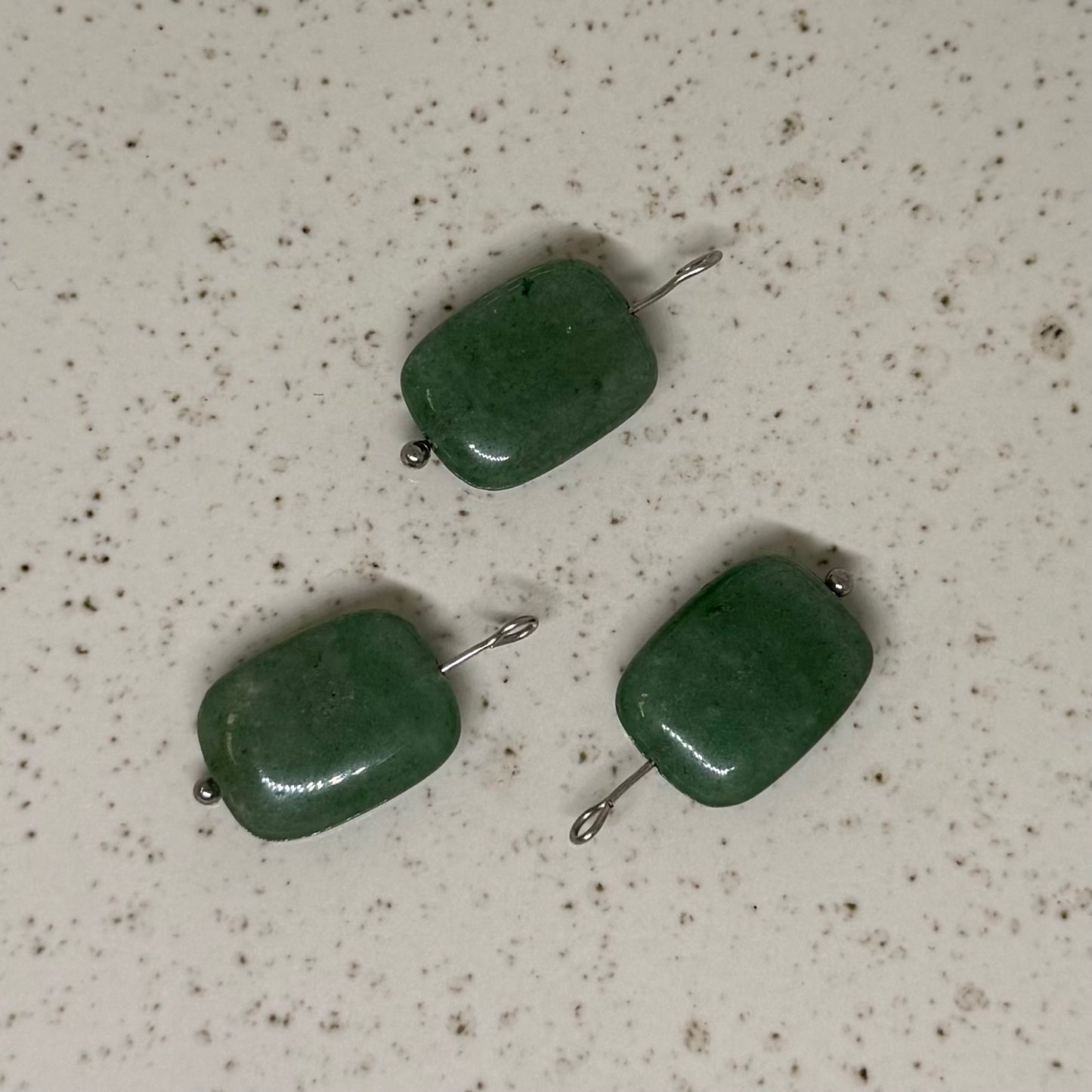 Green & Blue Stone Charms