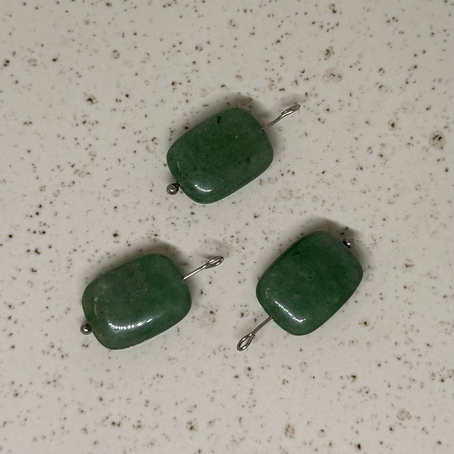 Green & Blue Stone Charms