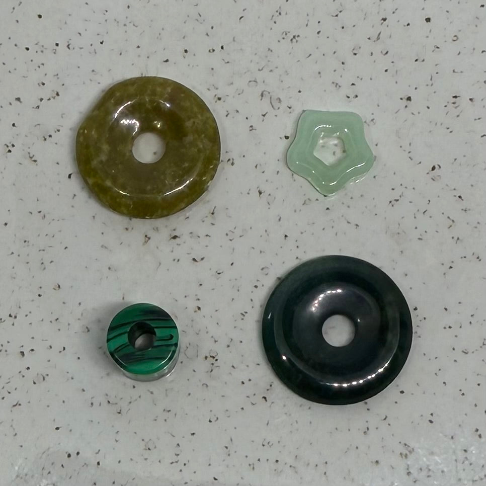 Mixed Green Stones