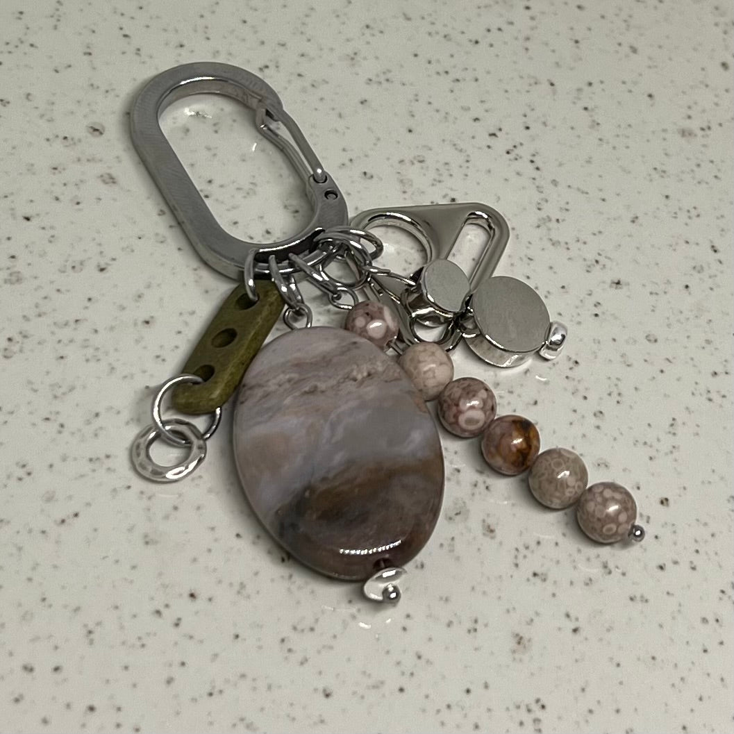 028 - Ocean Agate & Silver