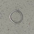 Silver Plated Organic Circle