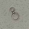 Silver Plated Twist Loop