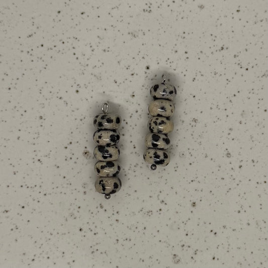 Dalmatian Jasper Rondelle